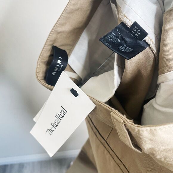 AMIRI Khaki Wide Cargo Pants - Picture 3 of 9